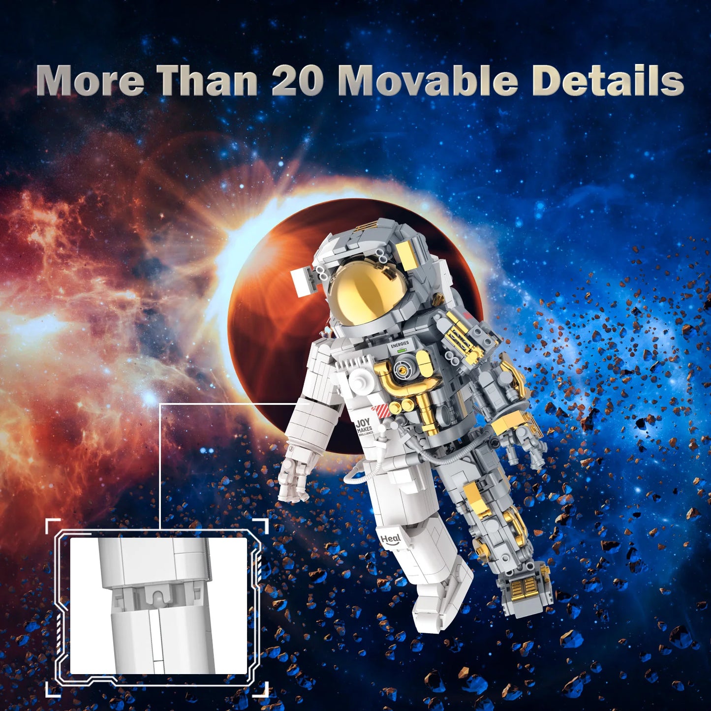 JMBricklayer Space Astronaut Building Blocks