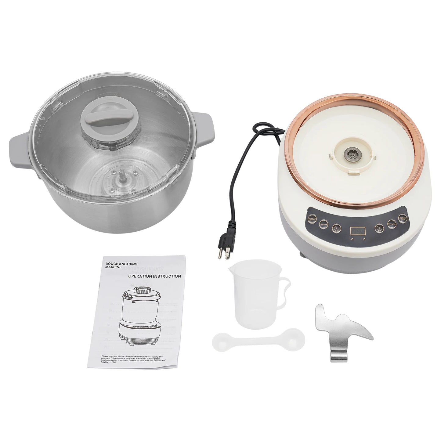 5L Stainless Steel Electric Dough Maker