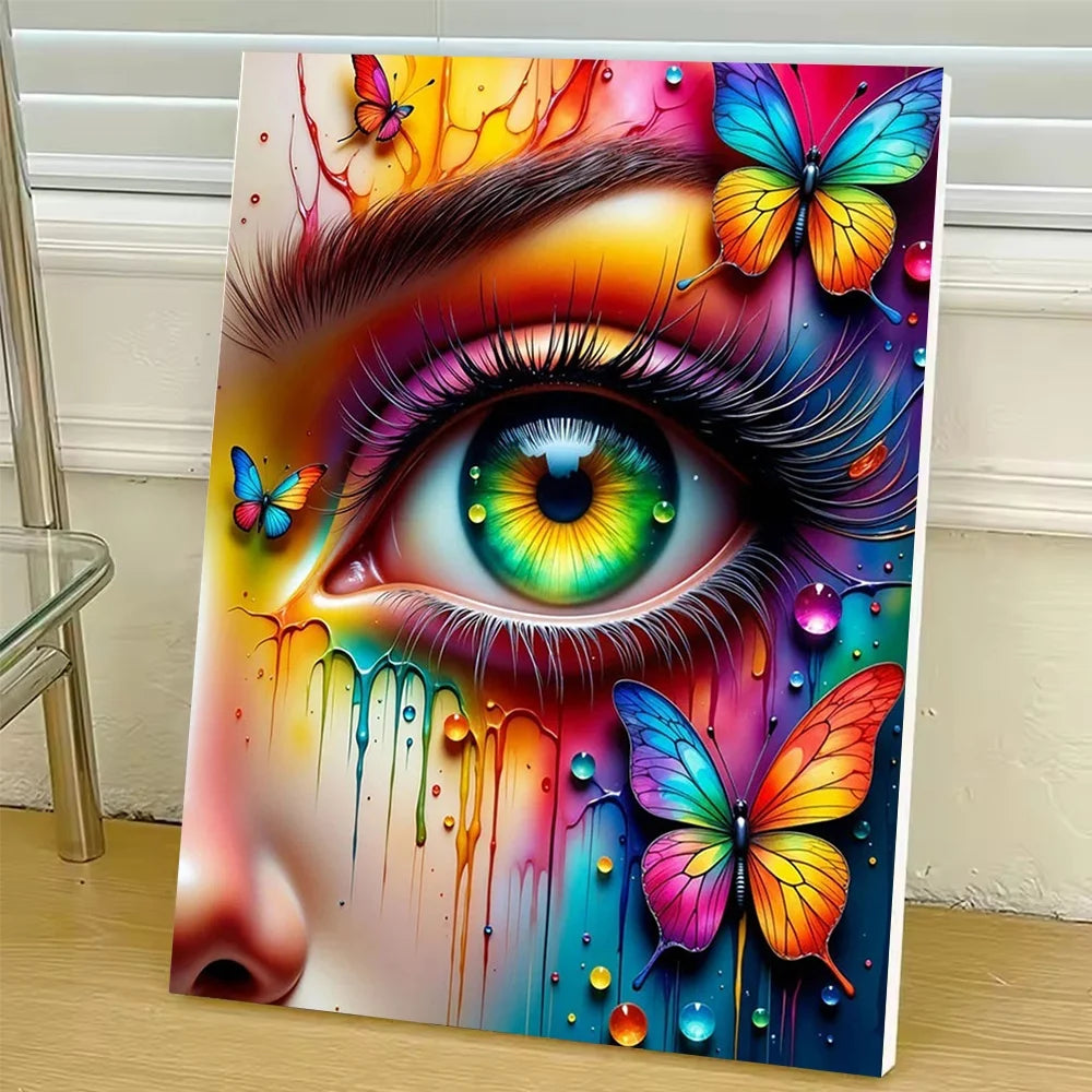 Paint By Numbers Kit For Adults Canvas Art Gift Set