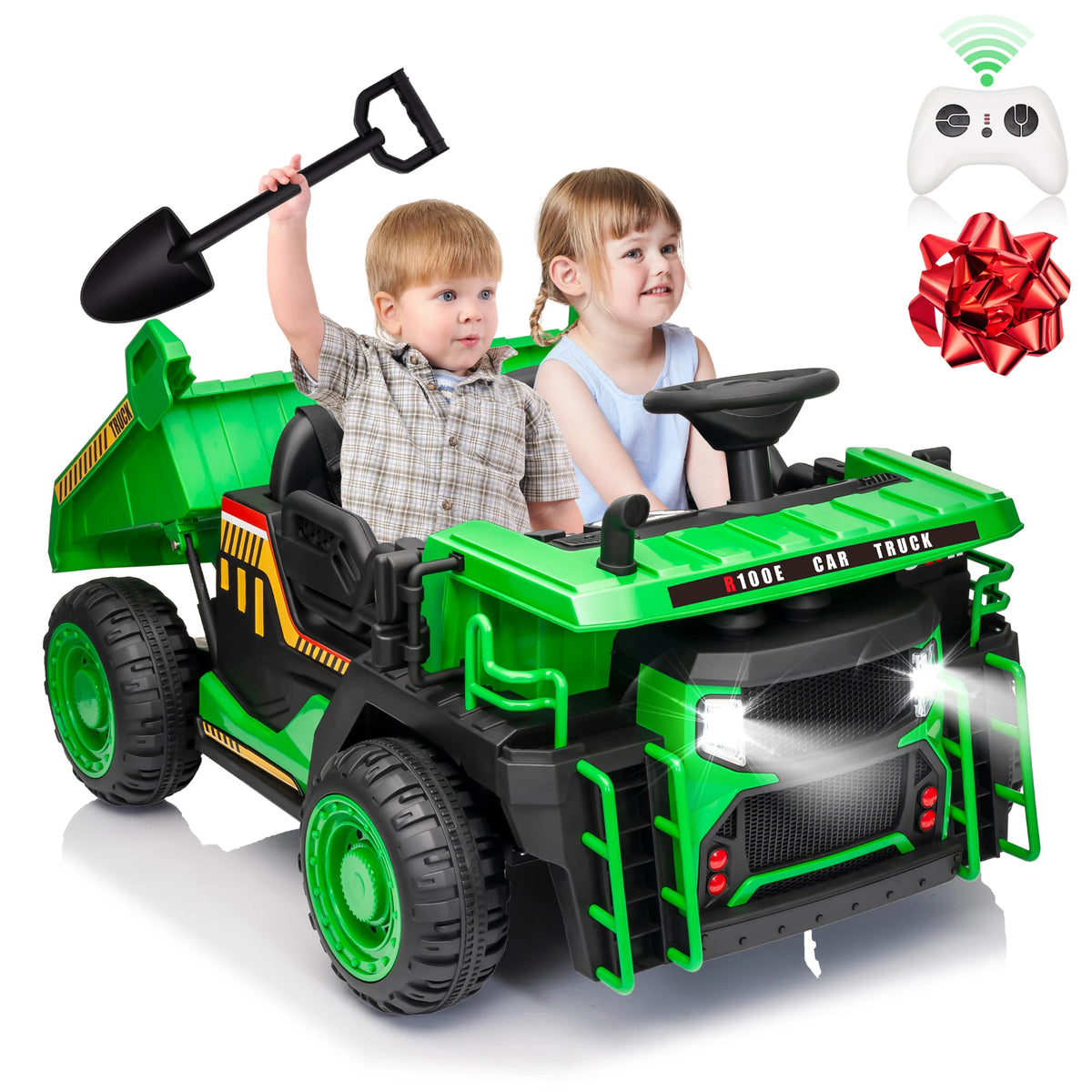JoyRacer 24V Ride On Dump Truck Remote Control