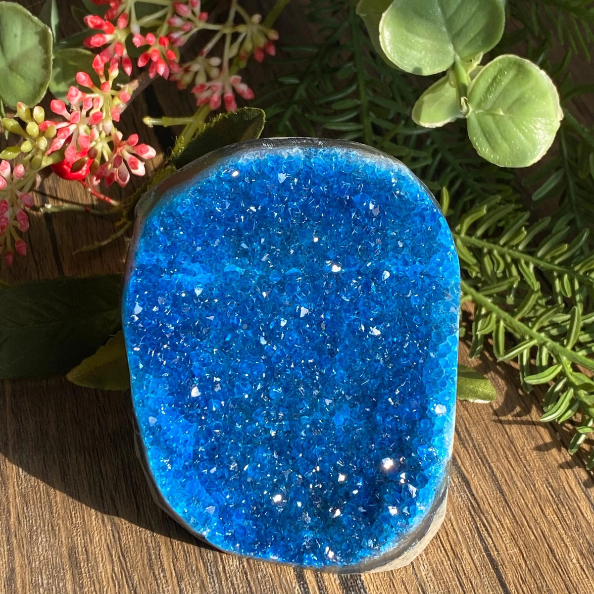 CrystalHola Natural Quartz Crystal Cluster Geode