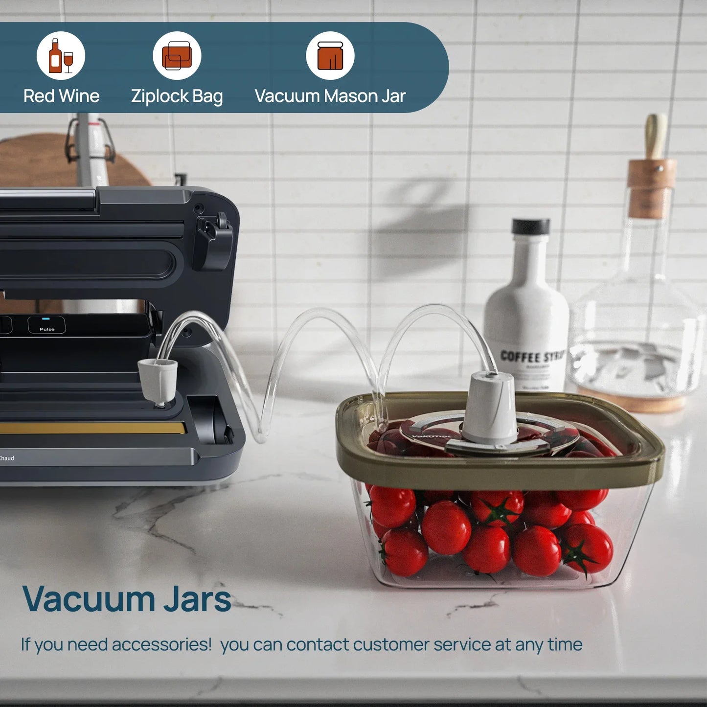 Vakumar VH1506 Automatic Vacuum Sealer for Sous Vide
