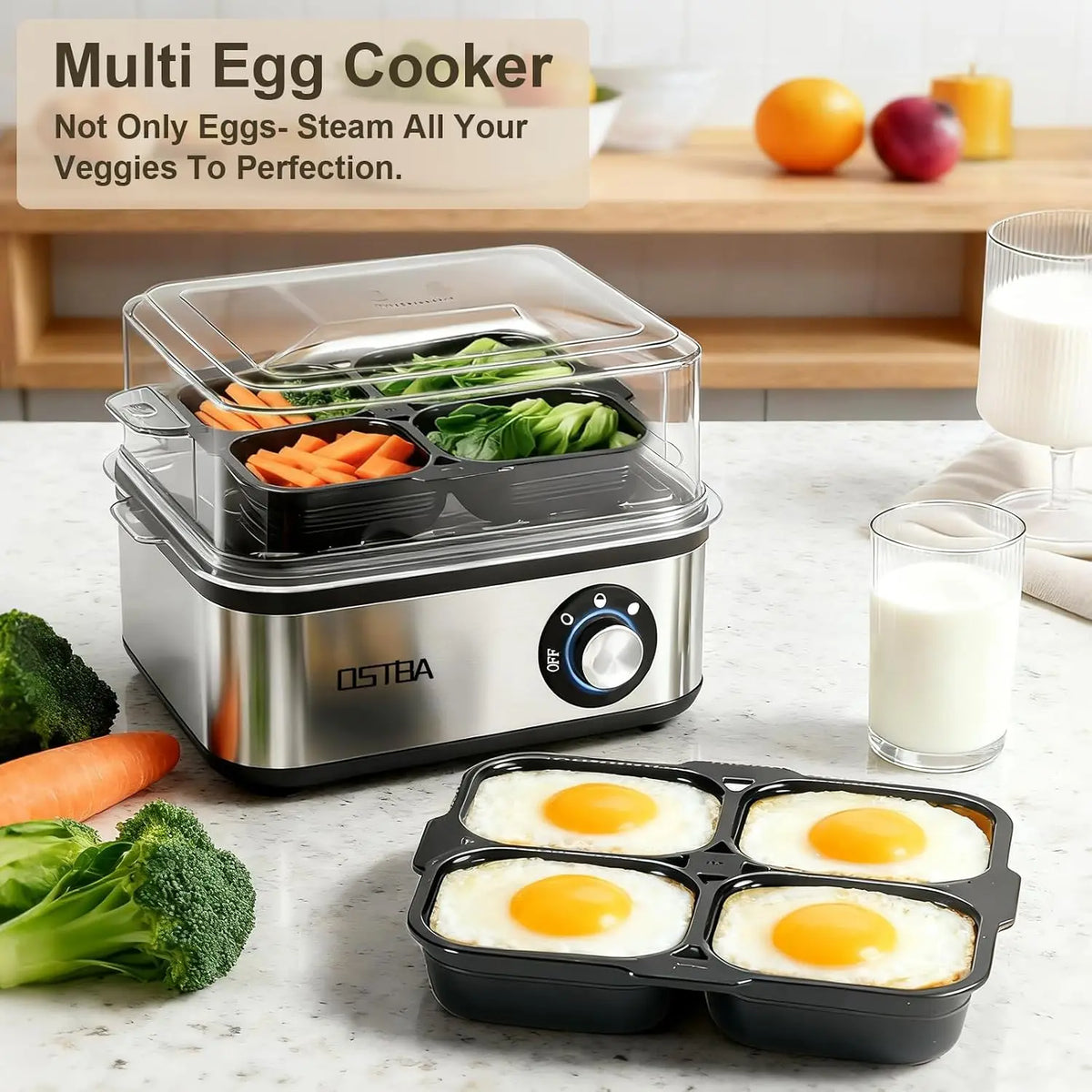Ostba Electric Egg Cooker For Breakfast