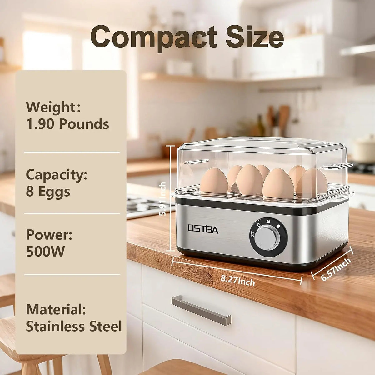 Ostba Electric Egg Cooker For Breakfast