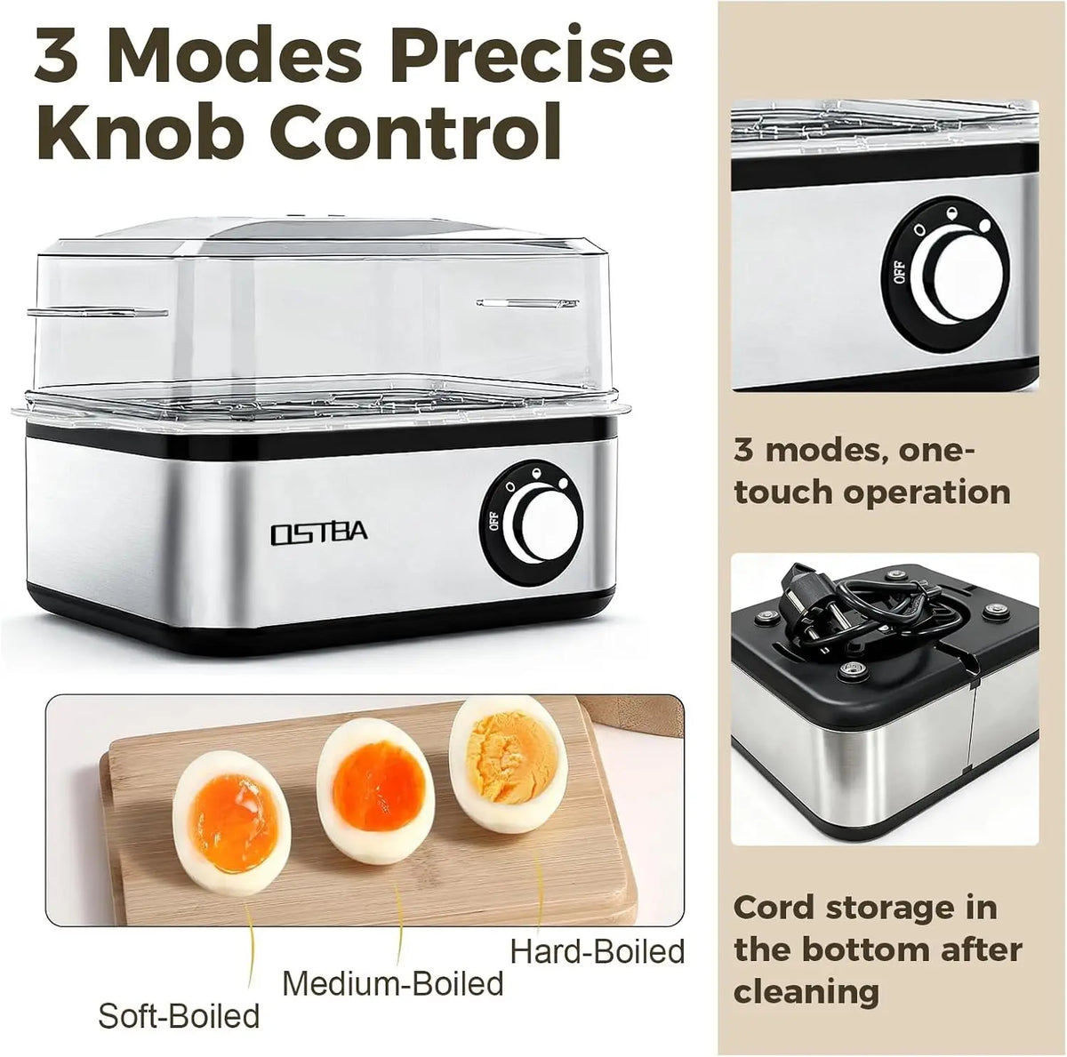 Ostba Electric Egg Cooker For Breakfast