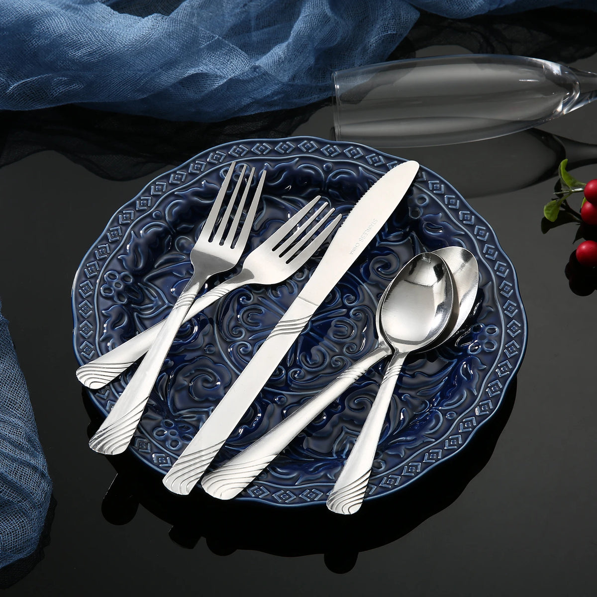 Hansmart 48-Piece Stainless Steel Cutlery Set