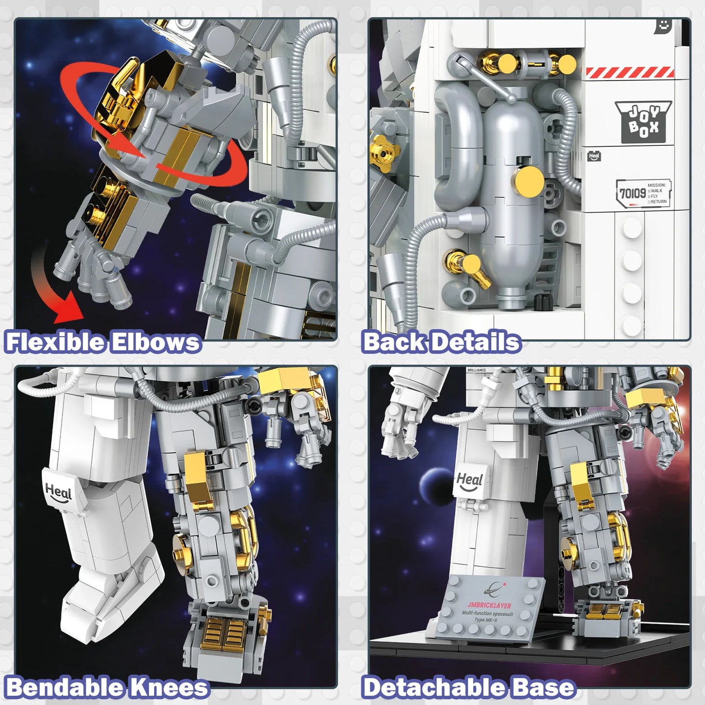 JMBricklayer Space Astronaut Building Blocks