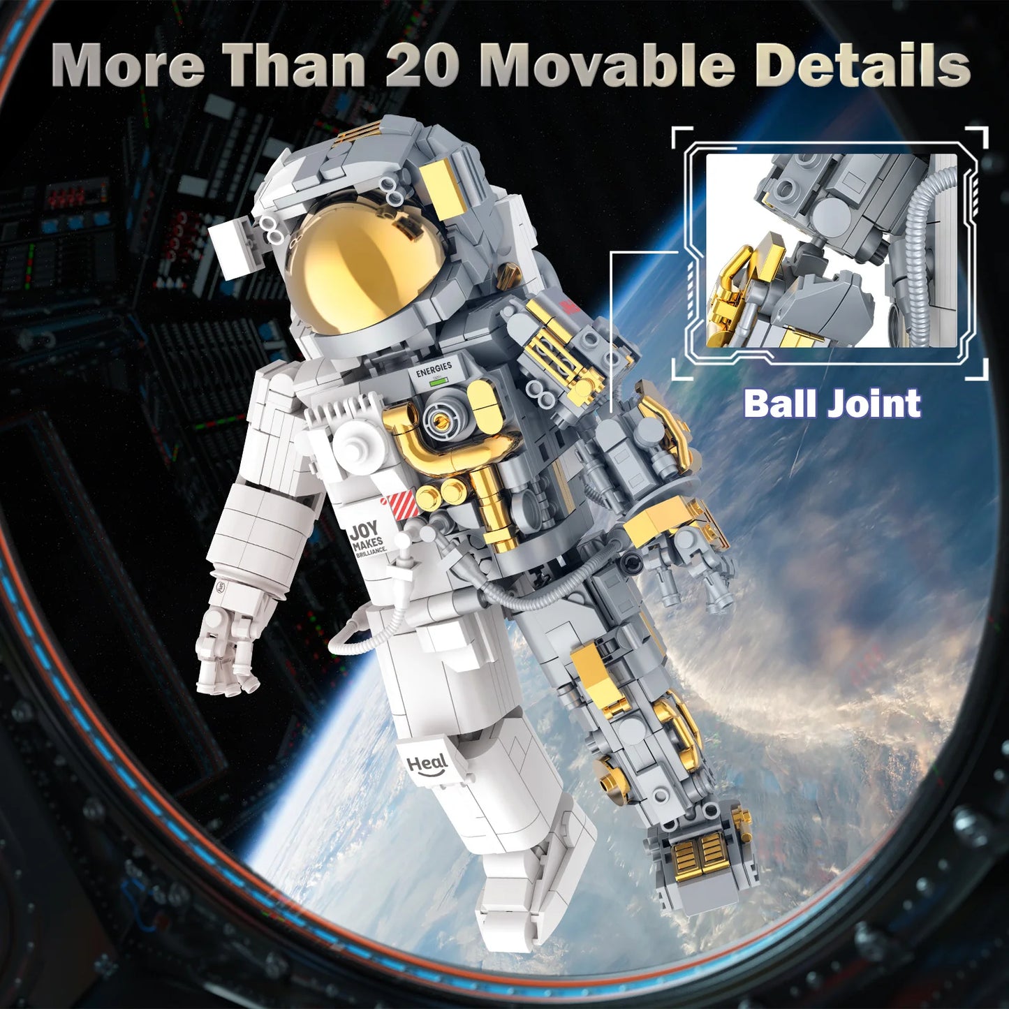 JMBricklayer Space Astronaut Building Blocks