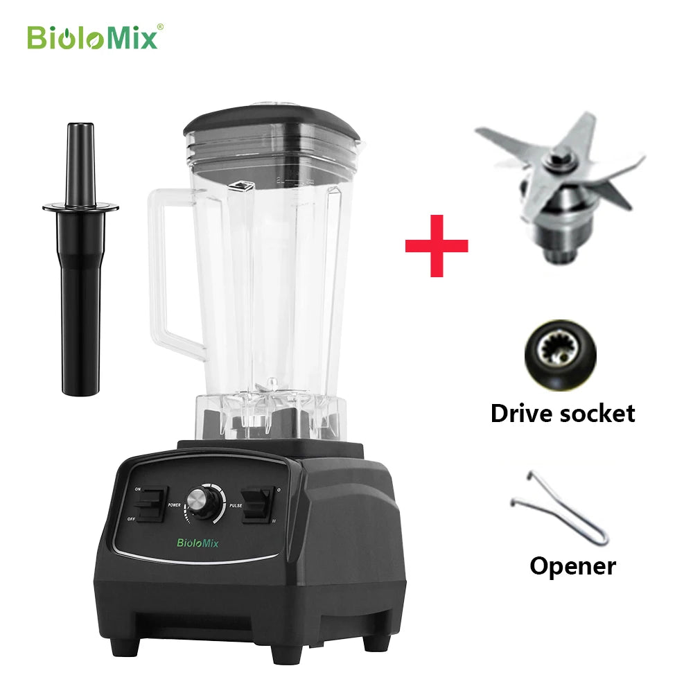 Biolomix BPA Free Heavy Duty Blender 2200W 3HP