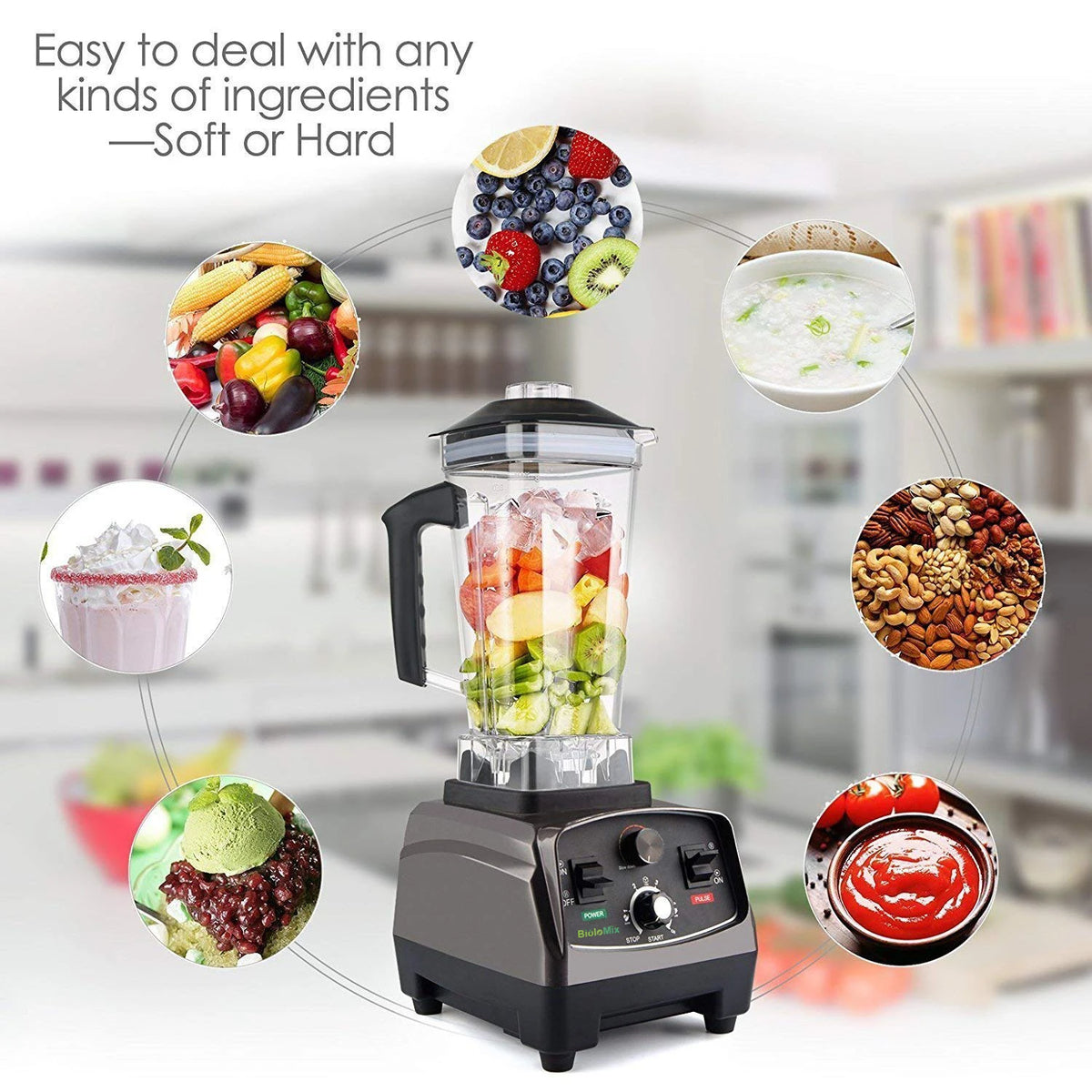 Biolomix Heavy Duty Commercial Programmable Blender