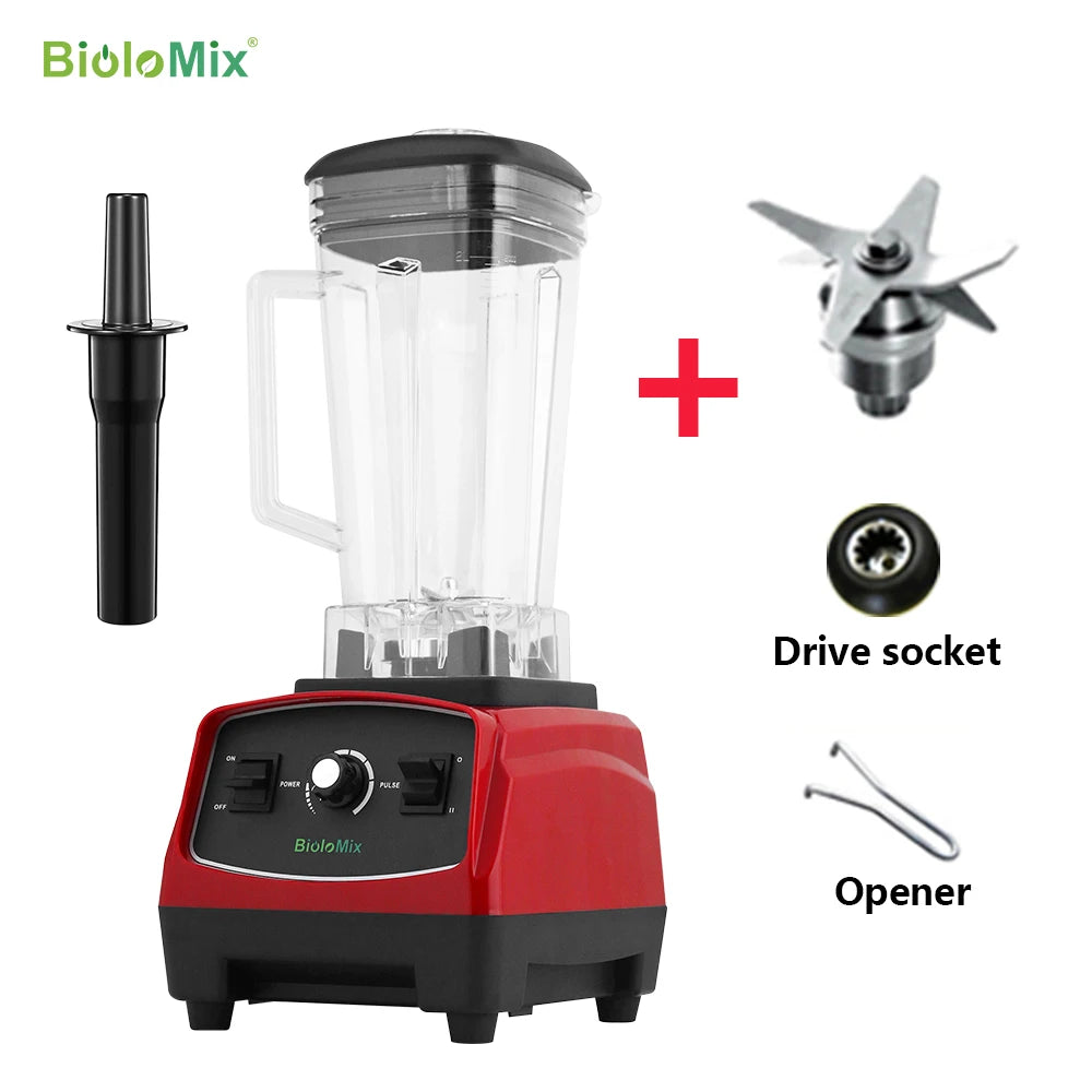 Biolomix BPA Free Heavy Duty Blender 2200W 3HP