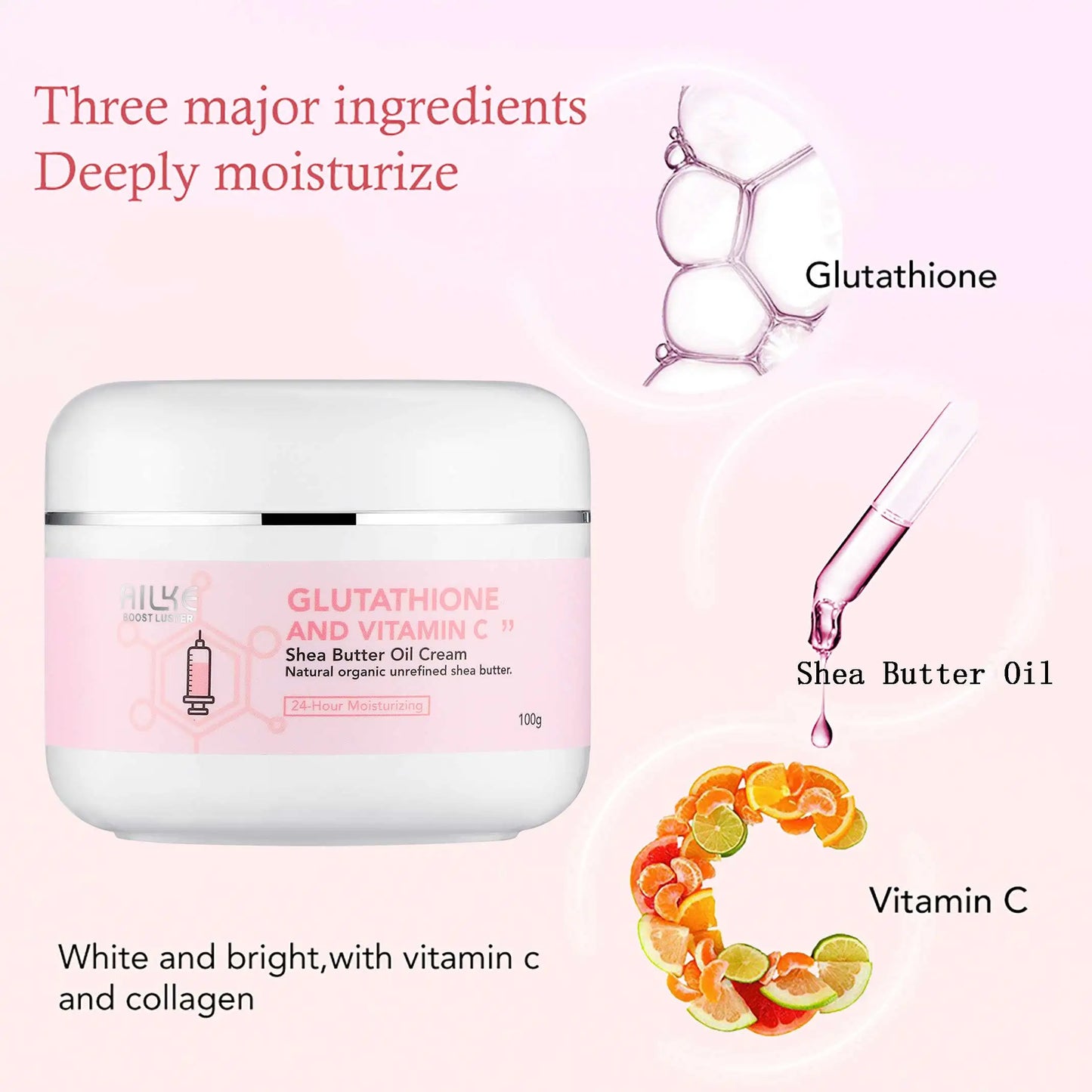 Ailke Glutathione Vitamin C Brightening Body Cream 100ml