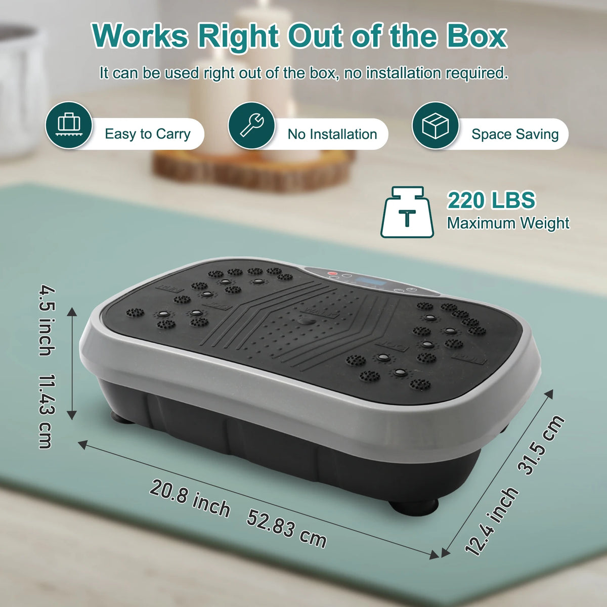 Vibration Plate Exercise Machine For Home Body Shaping