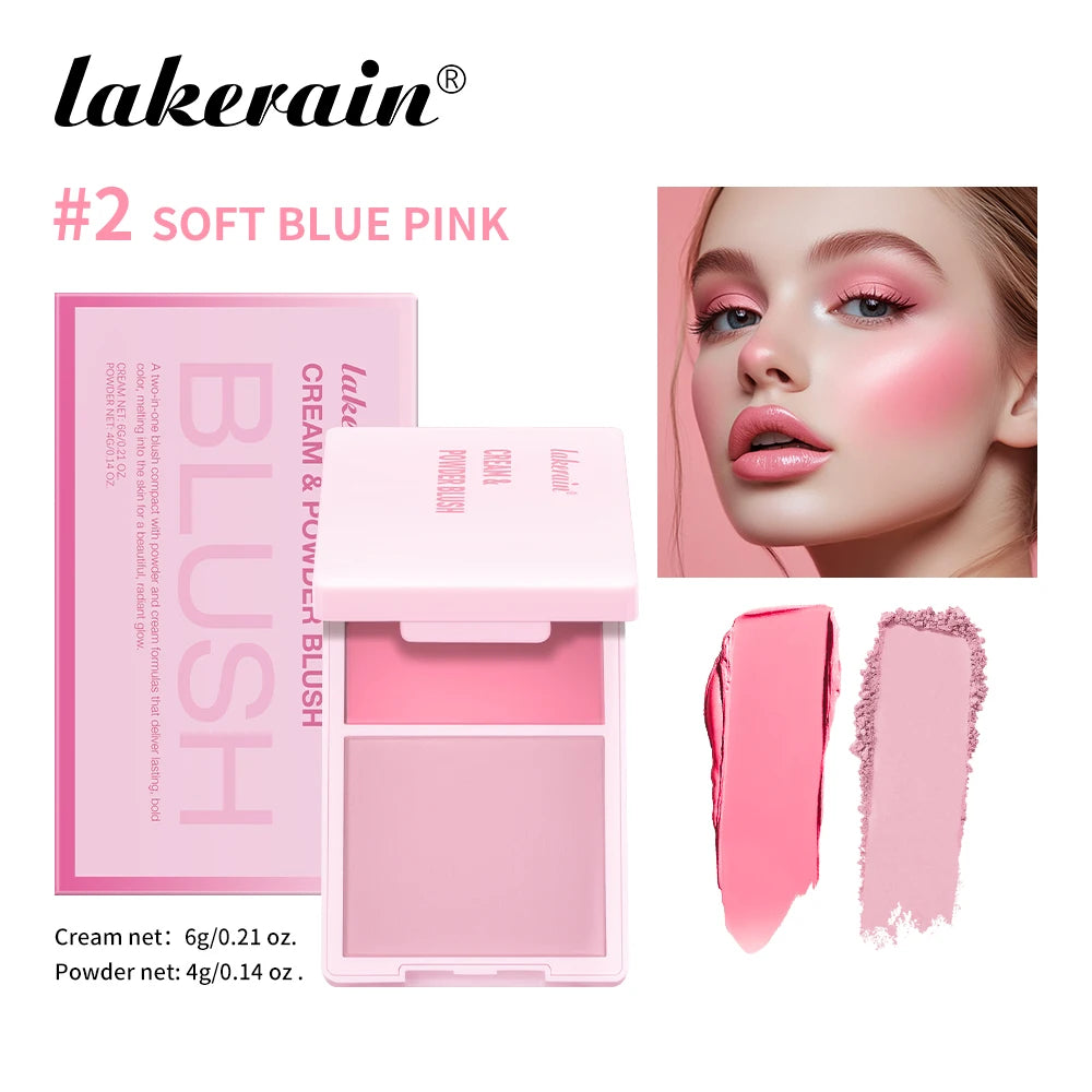 Ibcccndc Lakerain Cream Blush 2In1 Long Lasting Pink