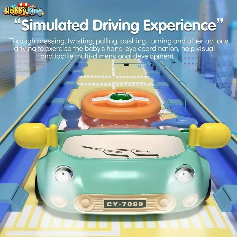 Kmoist Kids Electric Steering Wheel Toy