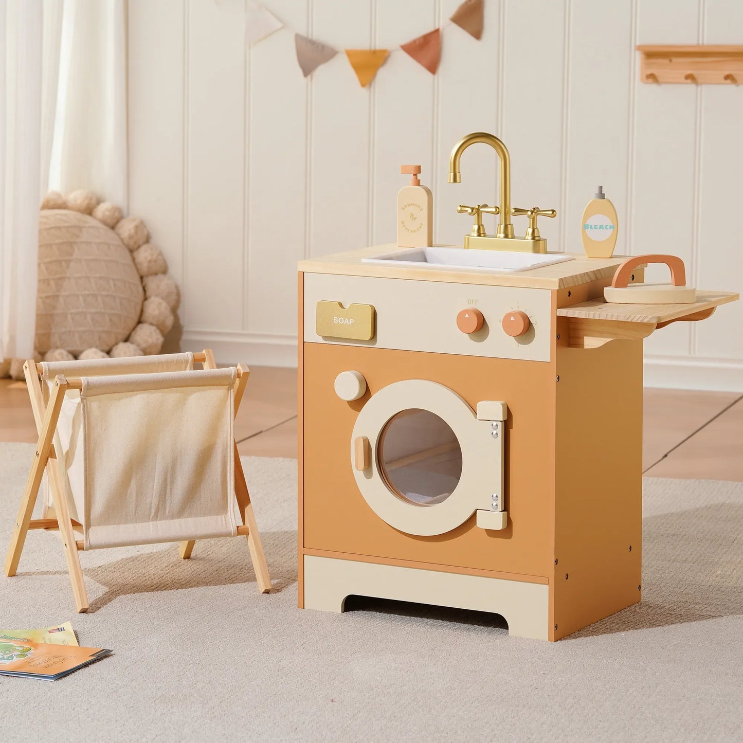 Robotime Wooden Play Kitchen With Appliances