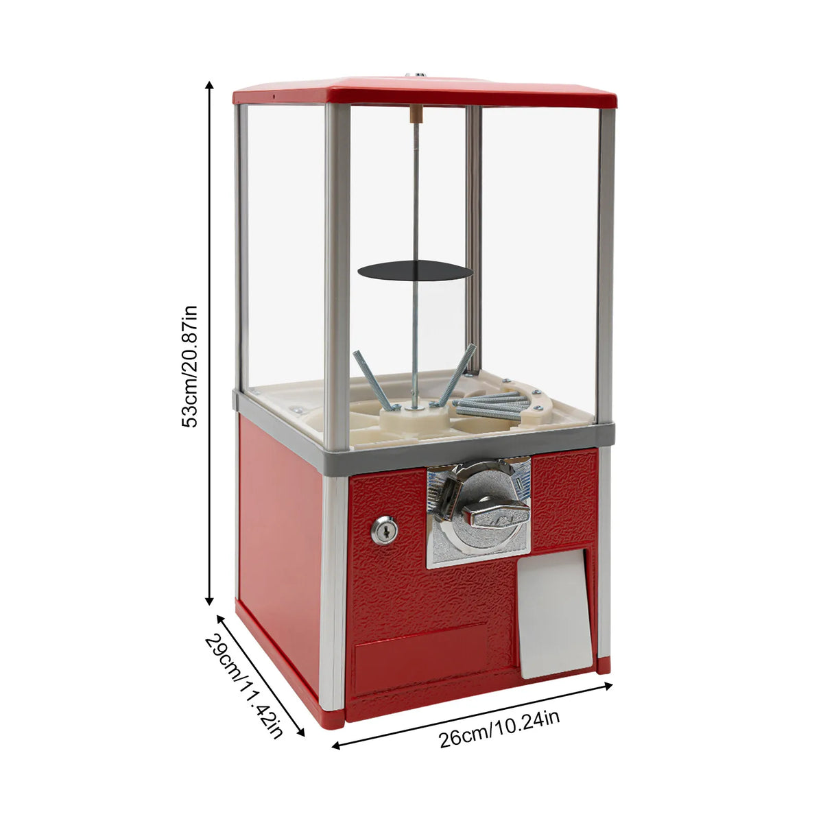 Clear Candy Vending Machine With Display Window For Retail