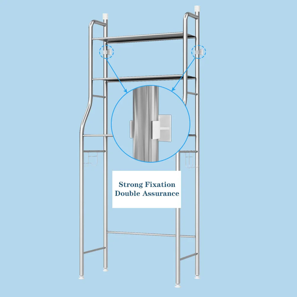 Studyset Over Toilet Storage Shelf 2 Tier Freestanding