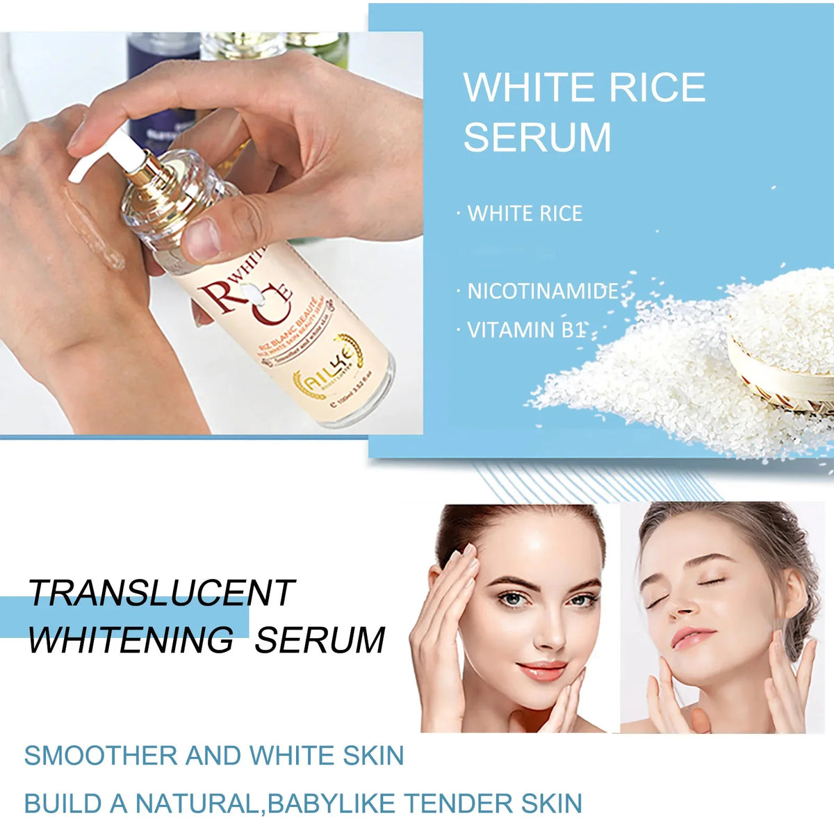 AILKE Whitening Body Lotion Brightens Dark Spots