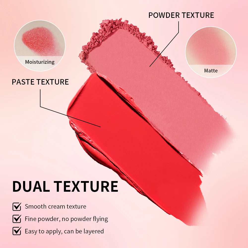 Ibcccndc Lakerain Cream Blush 2In1 Long Lasting Pink