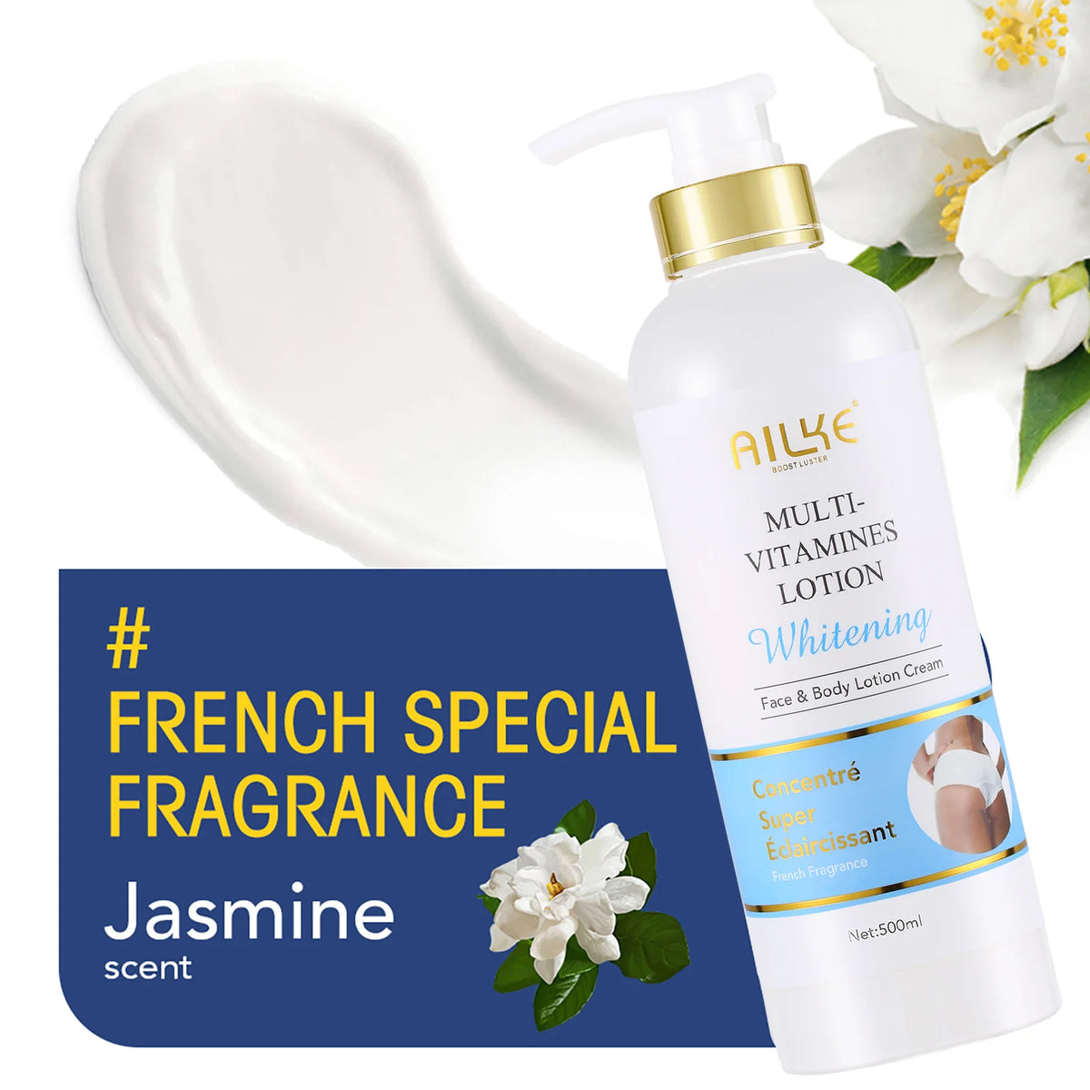 AILKE Whitening Body Lotion Brightens Dark Spots
