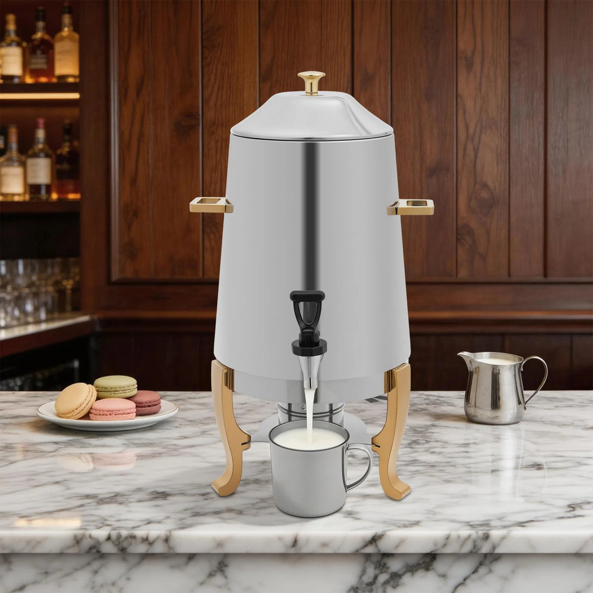 Bymaocar Stainless Steel Hot Water Dispenser Coffee Urn