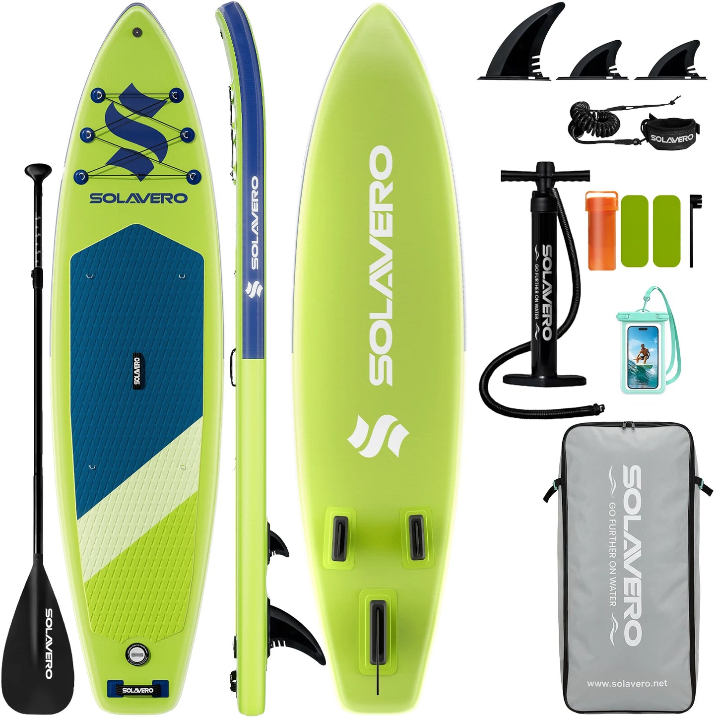 Inflatable Stand Up Paddle Board With Pump And Accessories