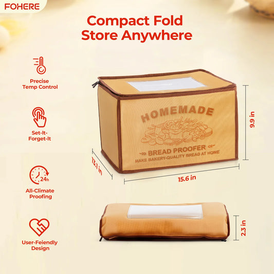 Folding Bread Proofing Box With Temp Timer Control
