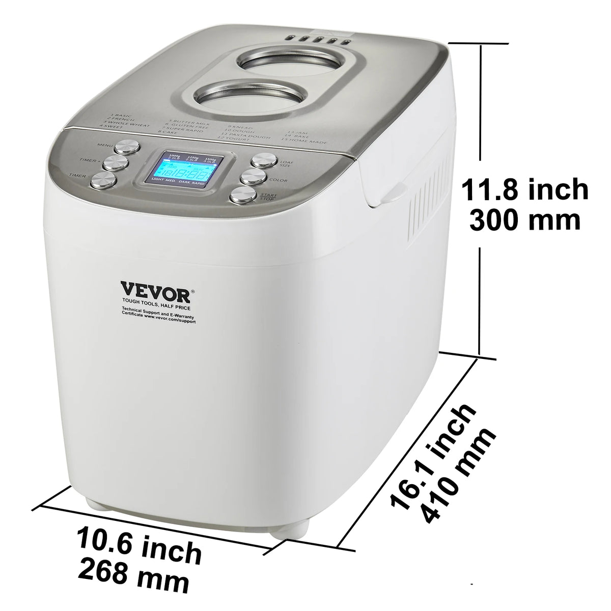 SucceBuy Fifteen In One Bread Maker With Gluten Free Setting