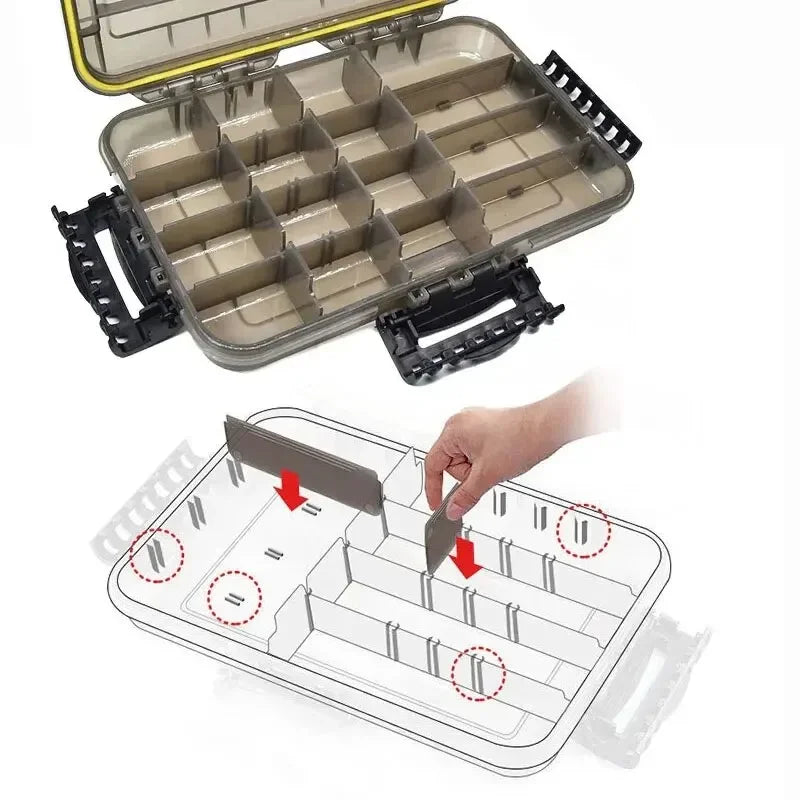 Waterproof Large Capacity Tackle Box For Fishing Accessories