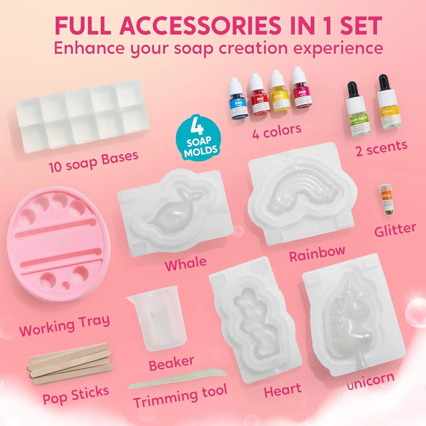 Joyfy Unicorn Soap Making Kit For Kids Craft Activity