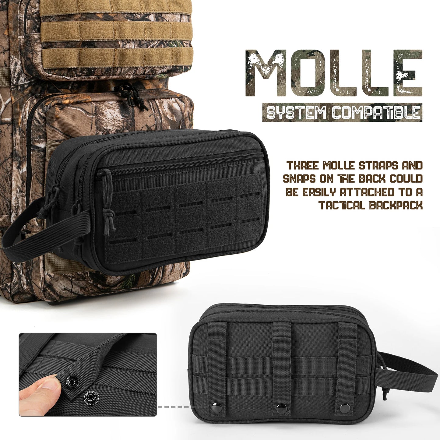 ReFire Gear Men's Toiletry Bag Travel Dopp Kit