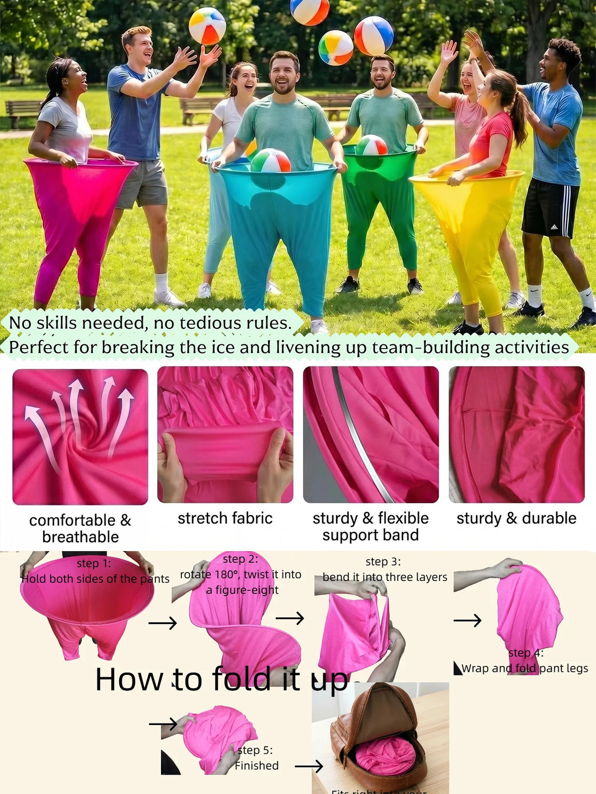 Grandma Pants Toss Game Set For Outdoor Parties