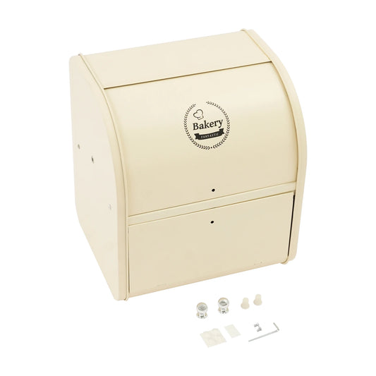 Two Tier Carbon Steel Roll Top Bread Storage Box