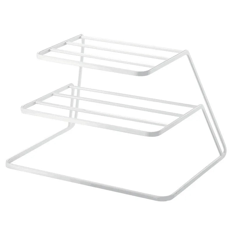 Iron Dish Drain Rack With Sorting Tray