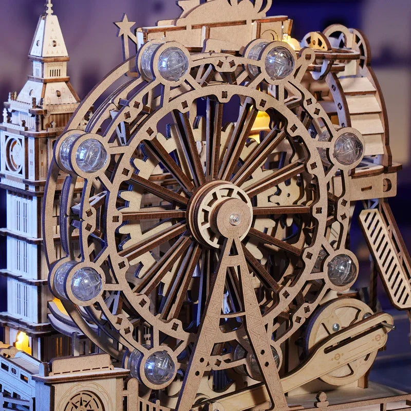 Robotime London City 3D Marble Run Puzzle With Lights