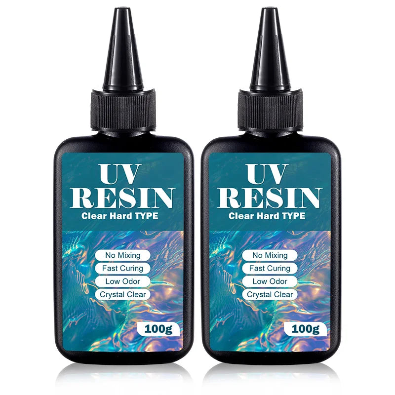 Crystal Clear UV Resin Kit With Light For Jewelry Making