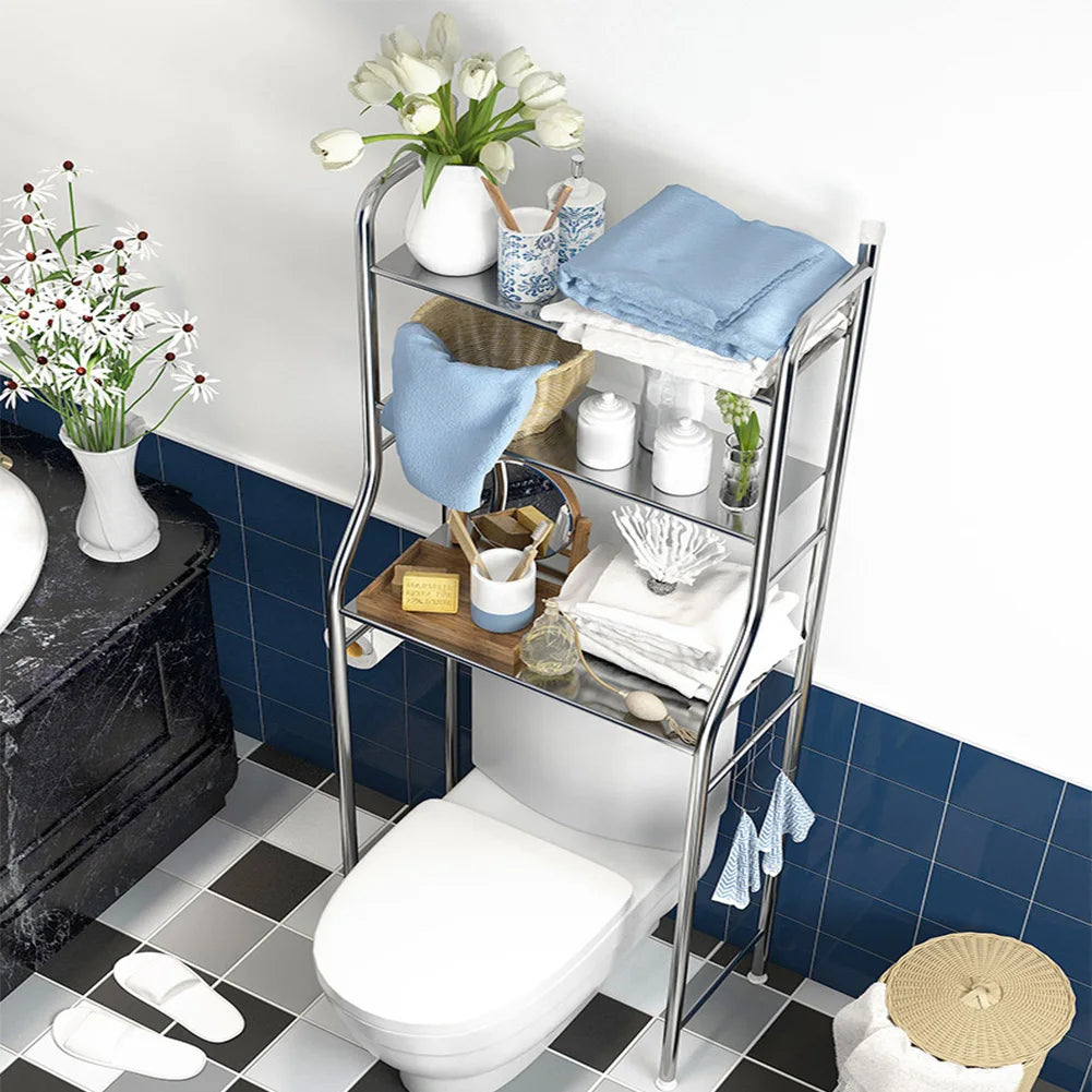 Studyset Over Toilet Storage Shelf 2 Tier Freestanding