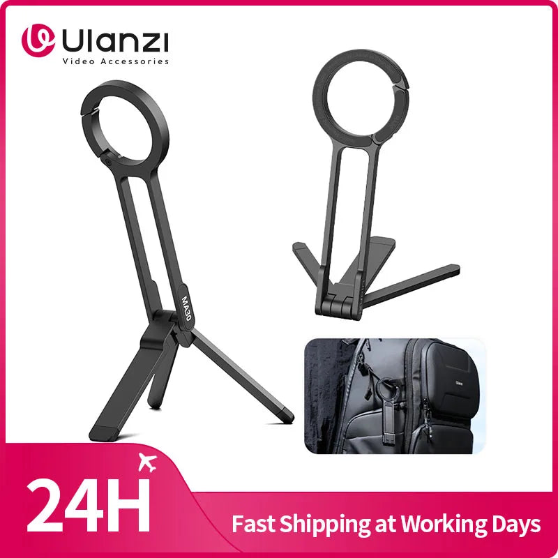Ulanzi MA30 Carabiner Phone Tripod With Dual Magnet Mount
