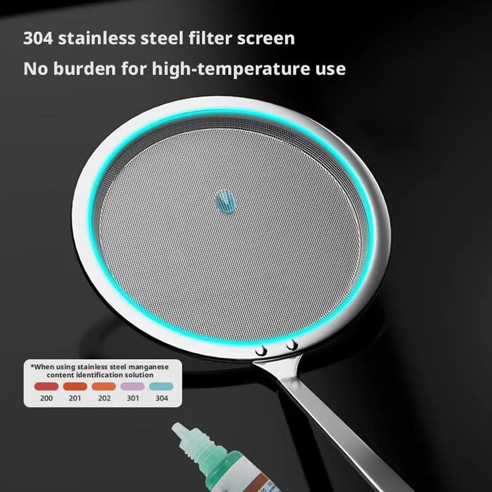 Kitpipi Fat Skimmer Spoon Fine Mesh Kitchen Strainer