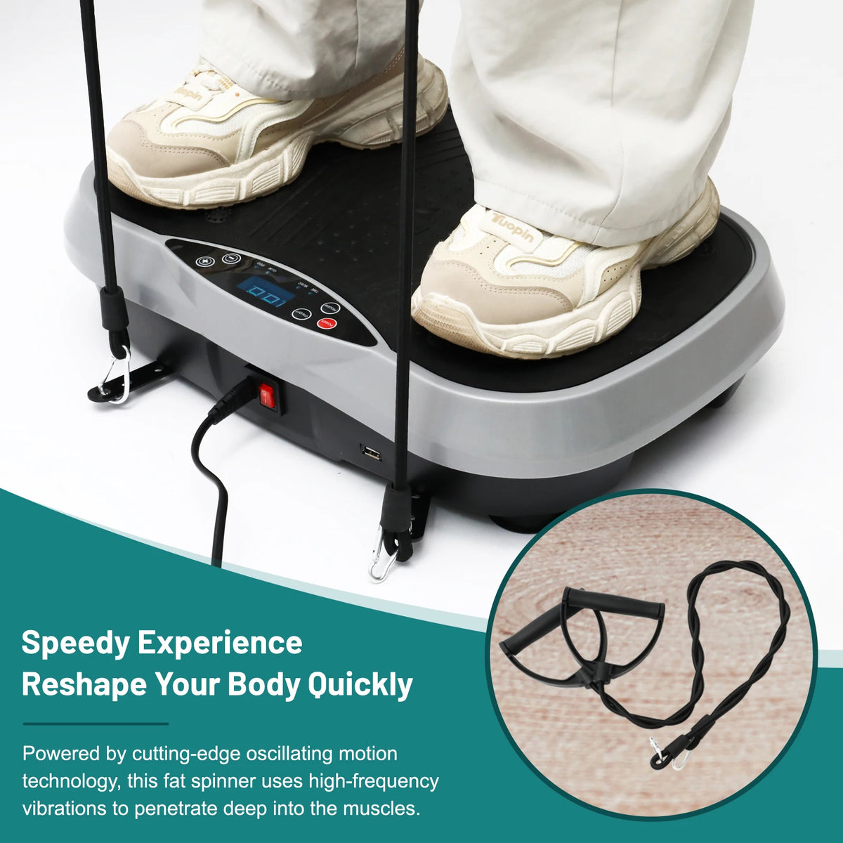 Vibration Plate Exercise Machine For Home Body Shaping