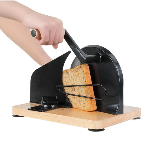 Manual Bread Slicer With Steel Fence And Scale Line