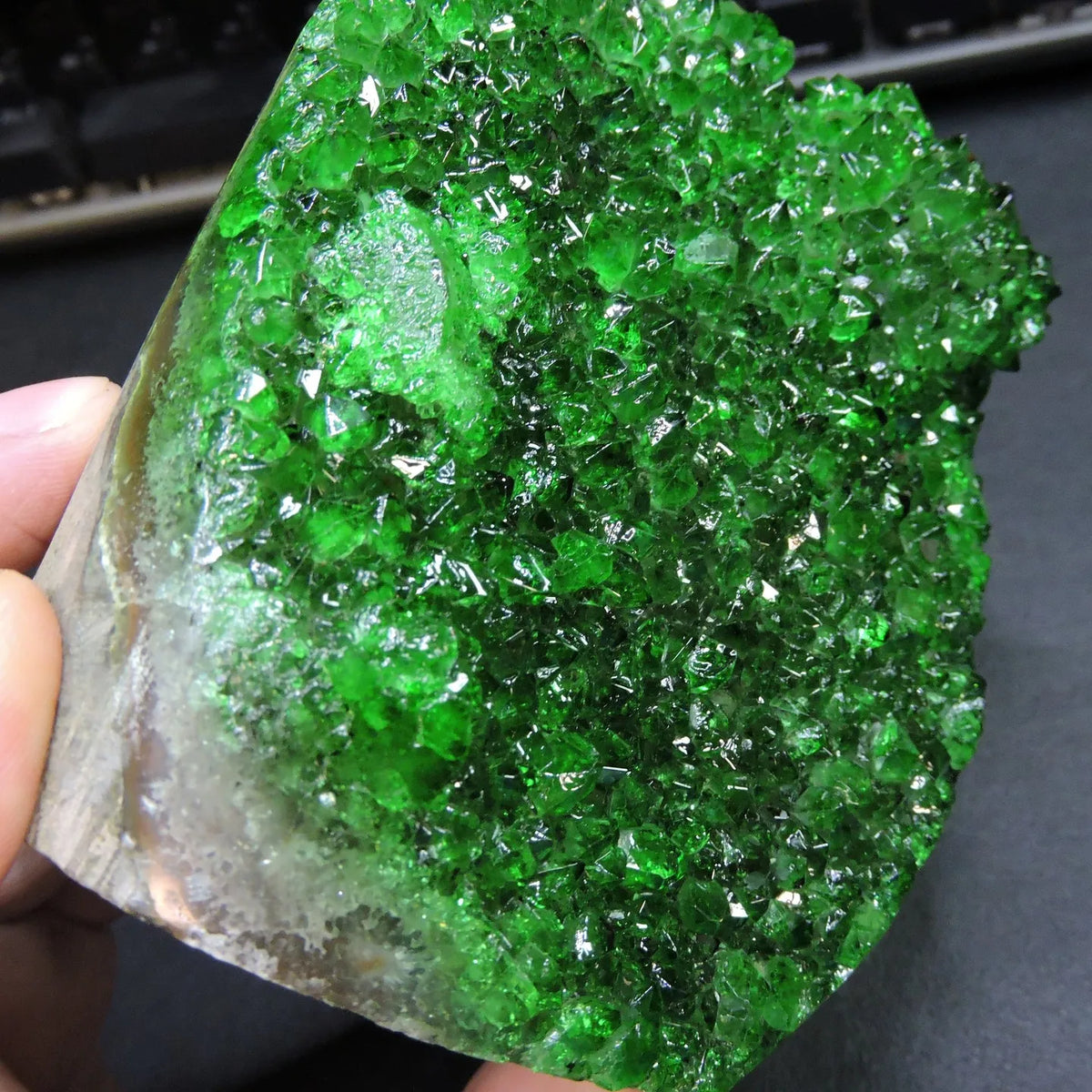 CrystalHola Natural Quartz Crystal Cluster Geode