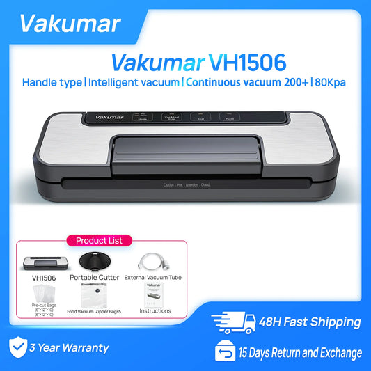 Vakumar VH1506 Automatic Vacuum Sealer for Sous Vide