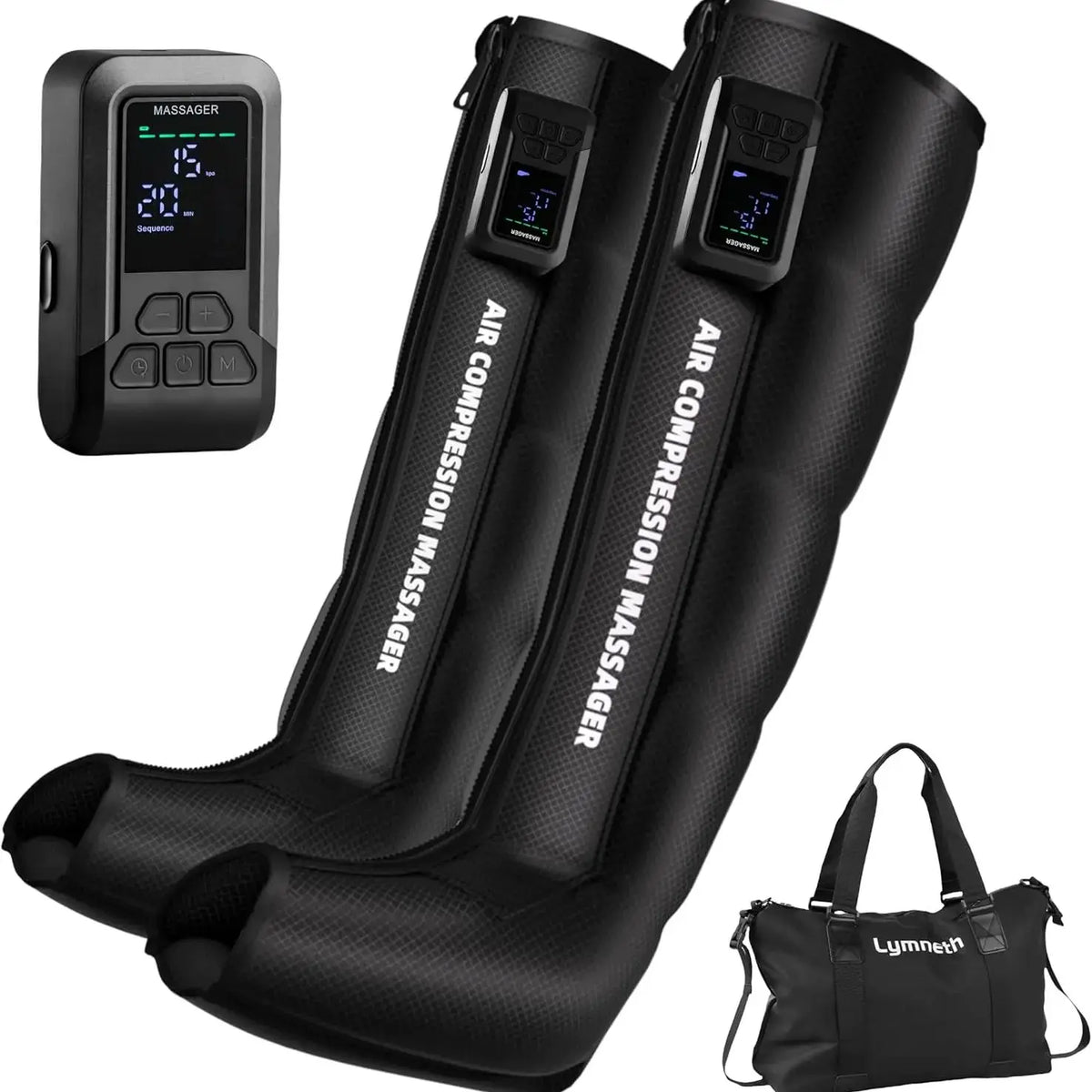 Air Compression Leg Massager for Circulation and Pain Relief
