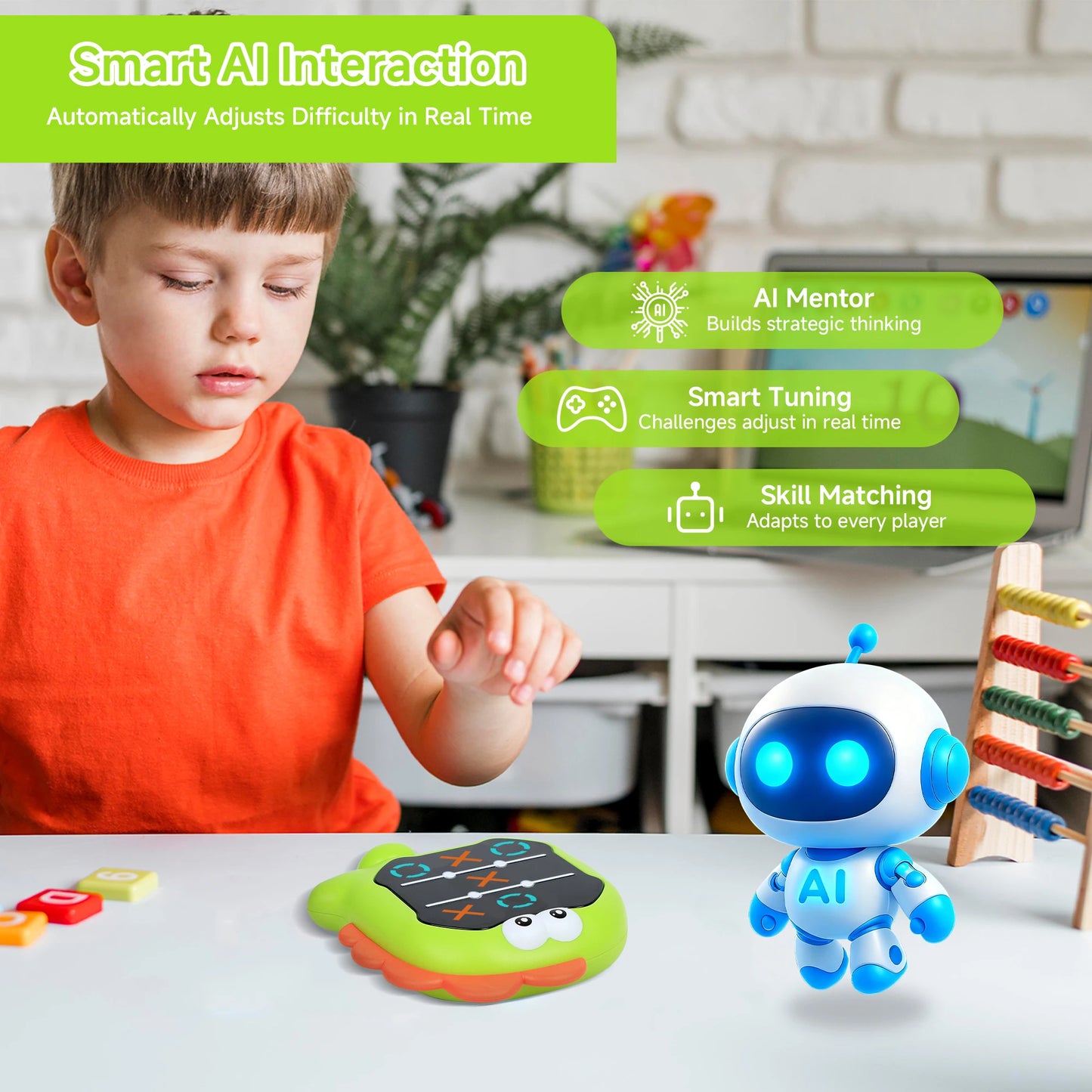 ZSUCC Electronic Tic Tac Toe Game 3in1 Portable Puzzle