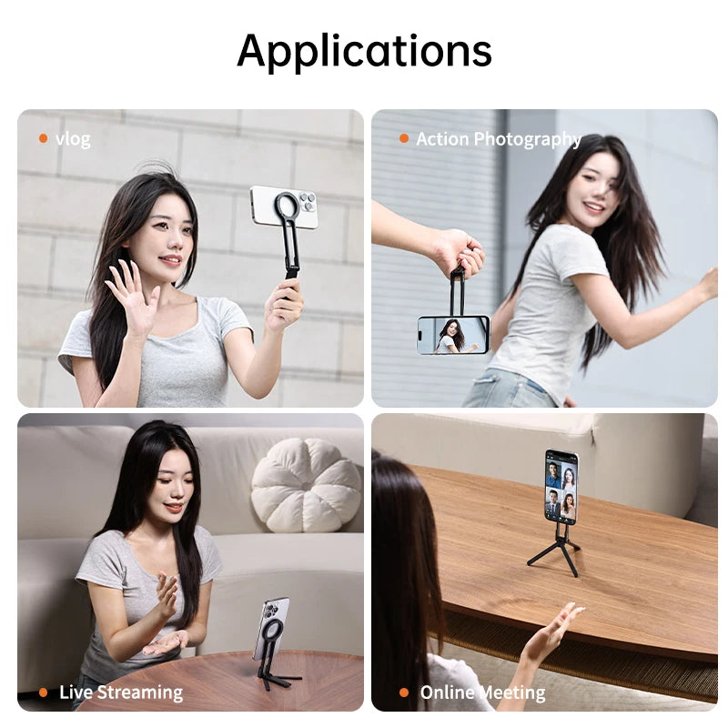 Ulanzi MA30 Carabiner Phone Tripod With Dual Magnet Mount