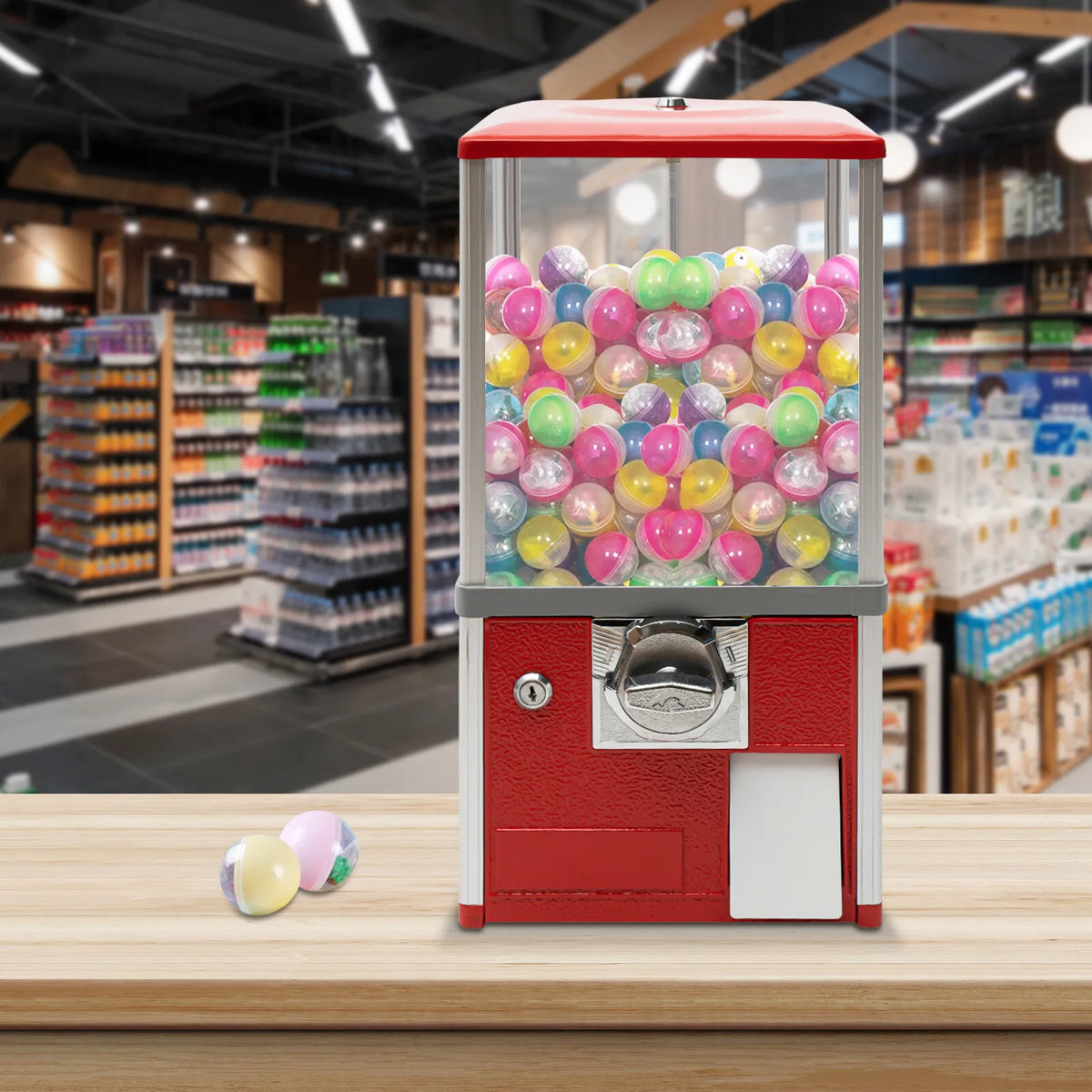 Clear Candy Vending Machine With Display Window For Retail
