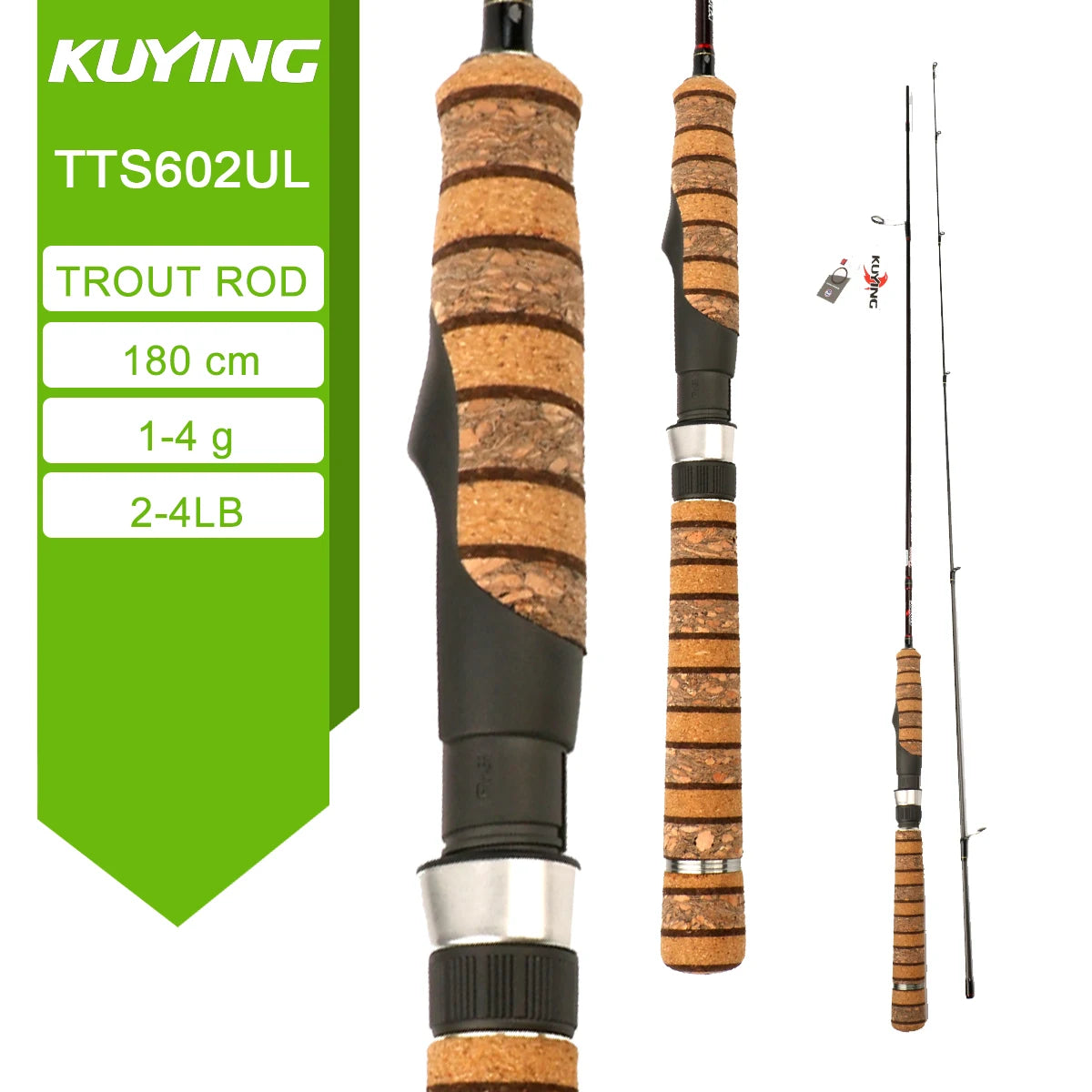Kuying Teton Spinning Casting Rod 0.8-8g 1-8lb