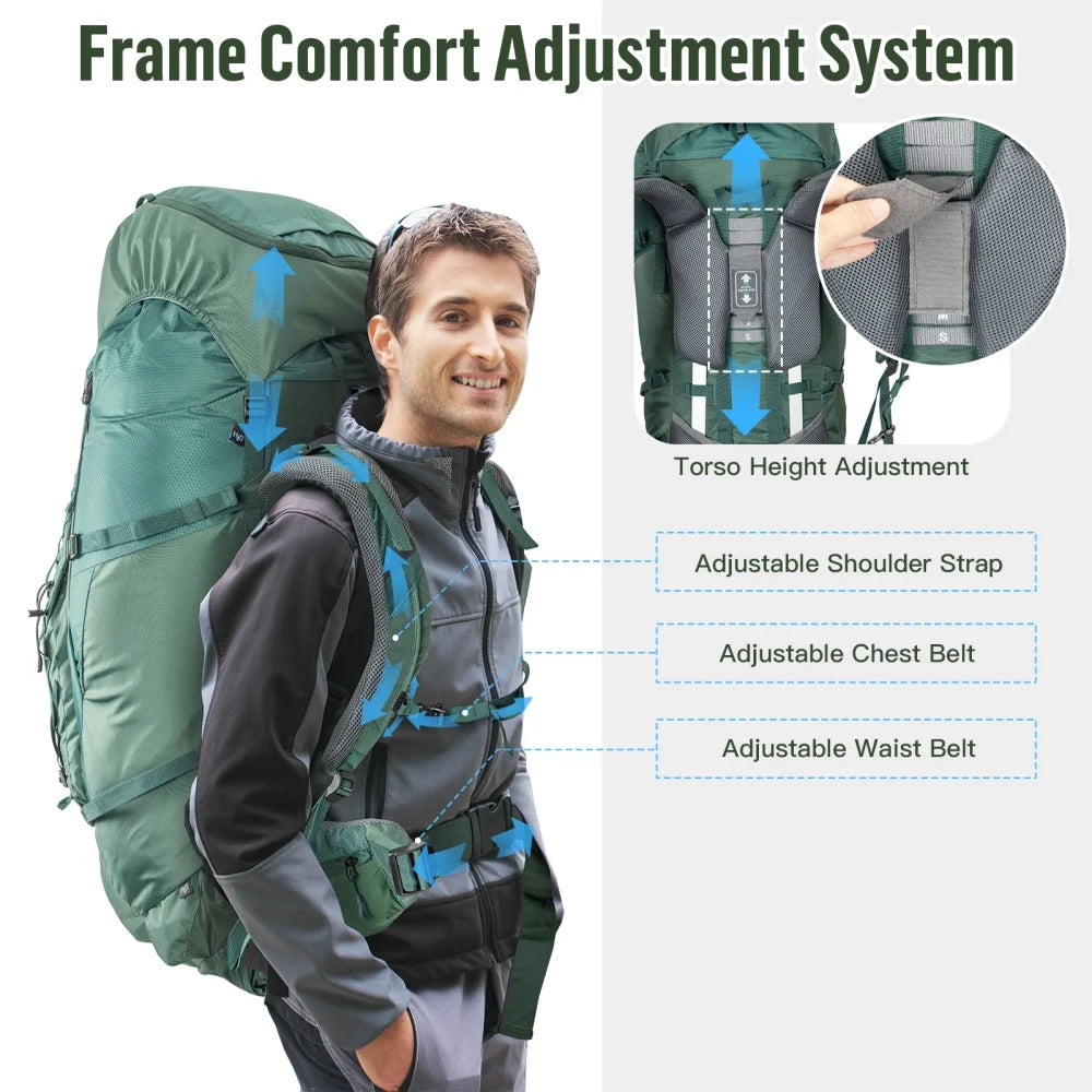 Night Cat Internal-Frame Hiking Backpack Waterproof